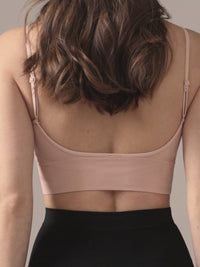 Seamless Cropped Cami in Ballerina Pink