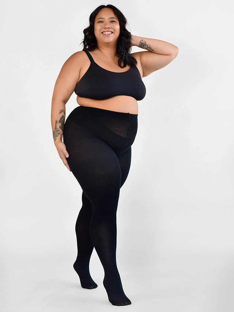Silky Soft Tights 80D in Black