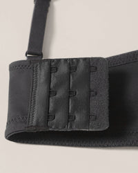 Black bra strap with 3 sets of hooks