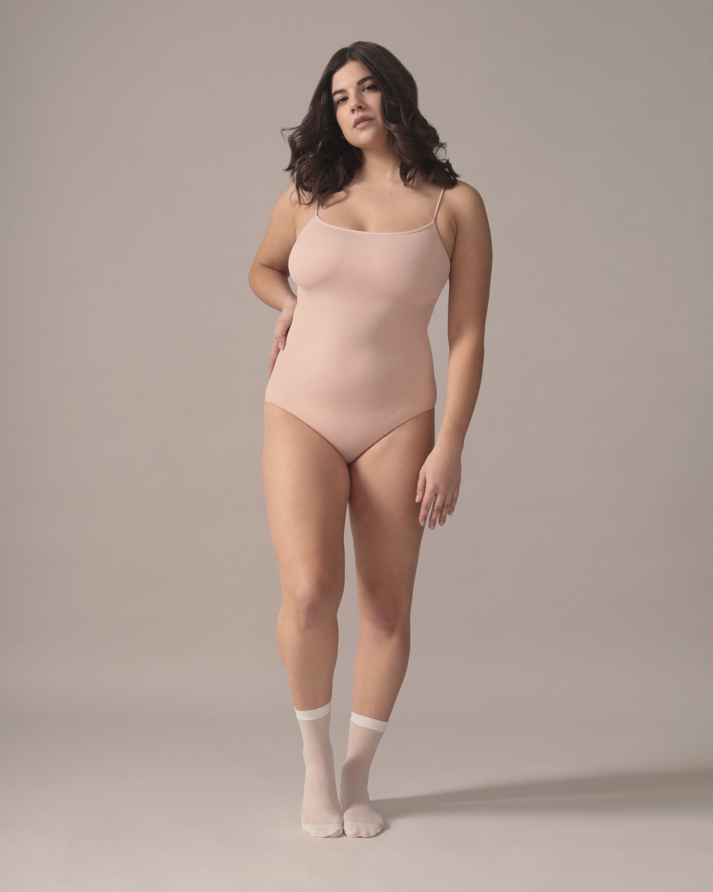 Seamless Bodysuit in Ballerina Pink