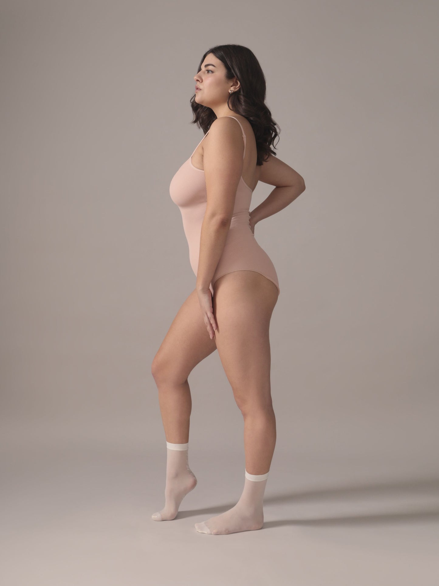 Seamless Bodysuit in Ballerina Pink