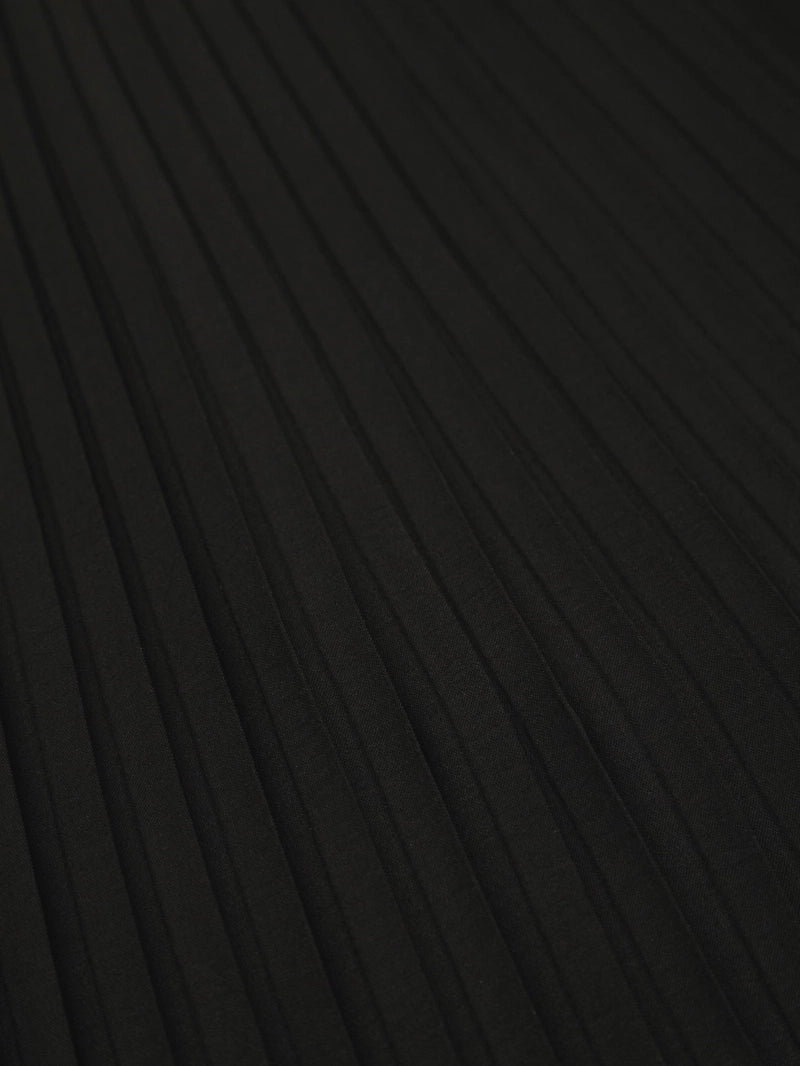 Hazel Black Pleated Skirt